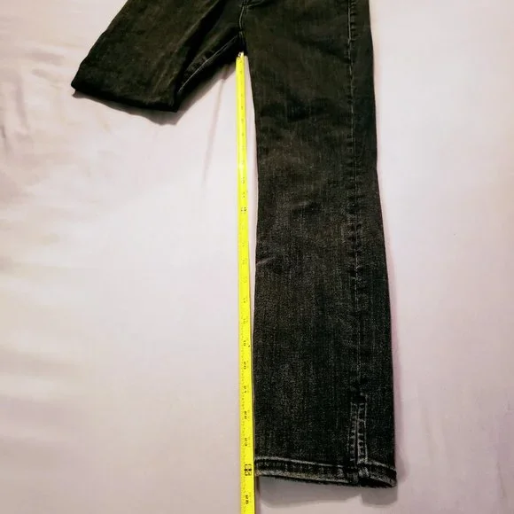 GOOD AMERICAN Skinny Jeans, Black Cotton High Rise Button Fly Pocket Casual 0/25 - Picture 13 of 16